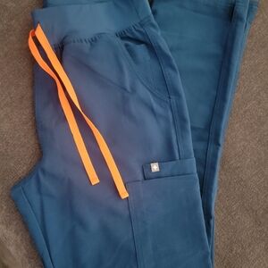 Figs Deep Reef High Waisted Yola Skinny Scrub Pant